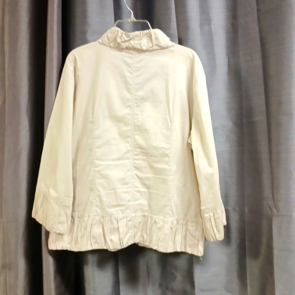 🙋Cotton jacket with beautiful collar design excellent condition - Picture 3 of 6